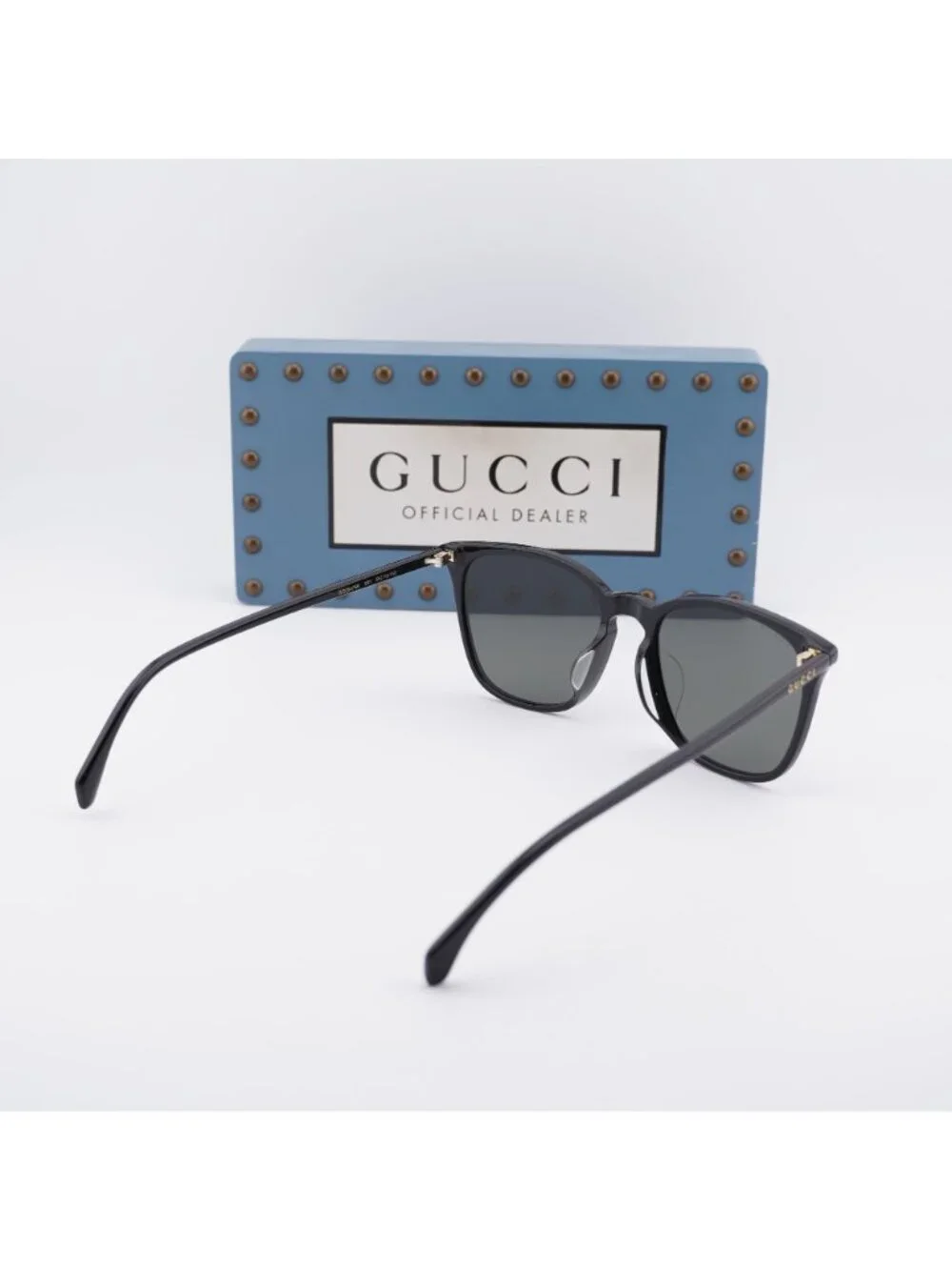Gucci GG0547SK 001 Square Sunglasses - Black / Grey
